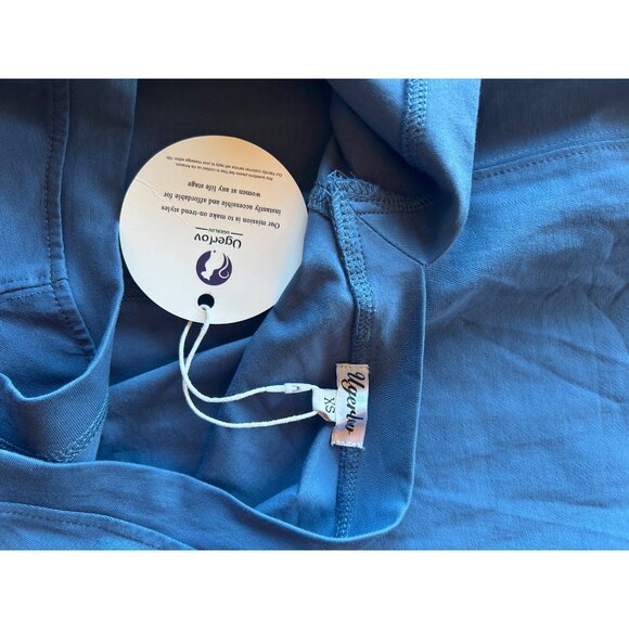 Ugerlov V-Neck Short Sleeve Cotton Romper XS – Relaxed Fit with Pockets - Picture 14 of 16